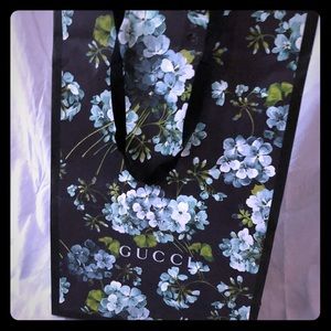 Floral Gucci Shopping Bag
